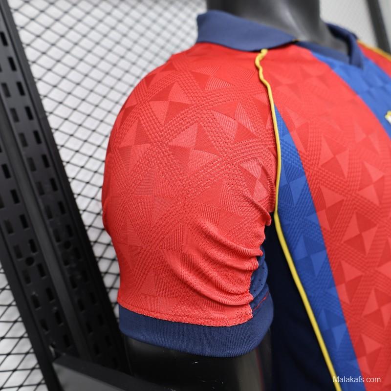 Player Version 26/27 FC Barcelona Home Red Blue  Stripe Jersey