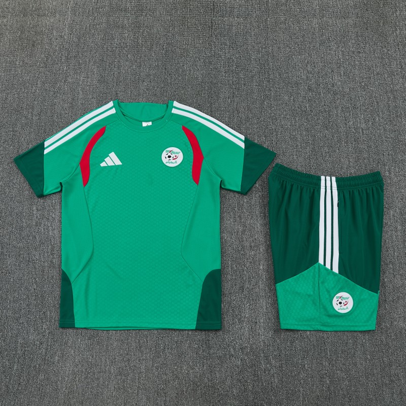 26/27 Algeria  Green Short Sleeve+Soccer Shorts