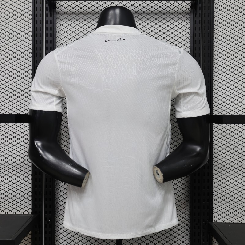Player Version 2026 Egypt White with Grey  Away Jersey