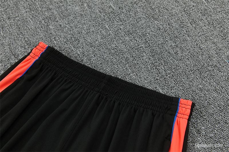 Player Version 26/27 Paris Black Half Zipper Jacket+Long Pants