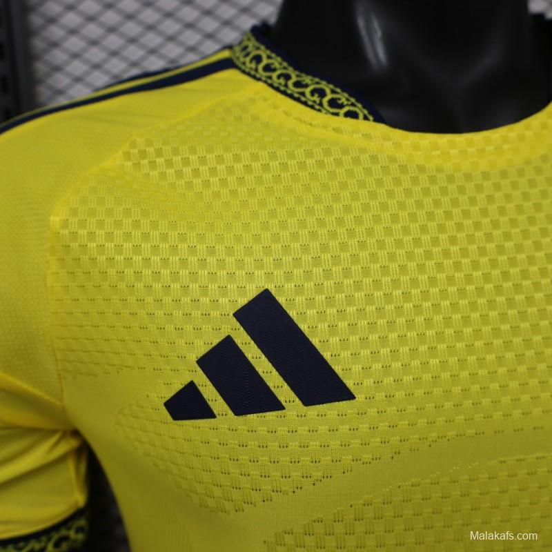 Player Version 26/27 Al Nassr FC Home Bright Yellow  Jersey