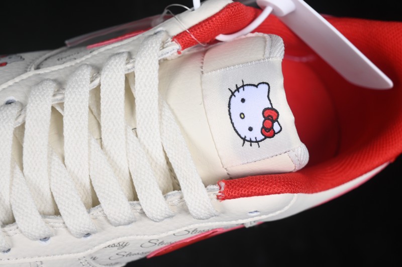 Nike Air Force 1 '07 Low Casual Sneakers with Hello Kitty Design - QZ6683-902