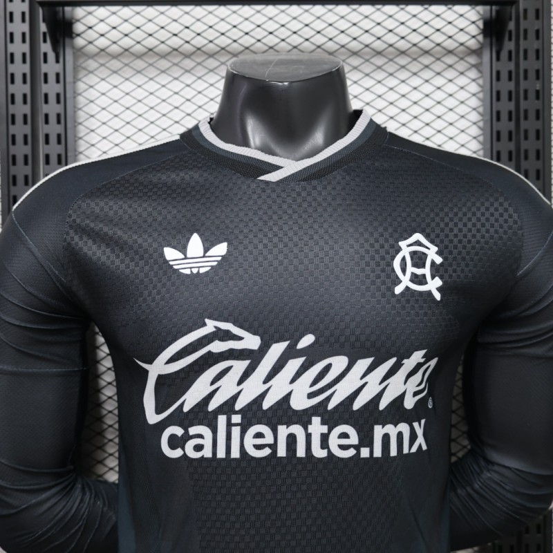 Player Version 26/27 Club América Charcoal Black Long Sleeve Away Jersey