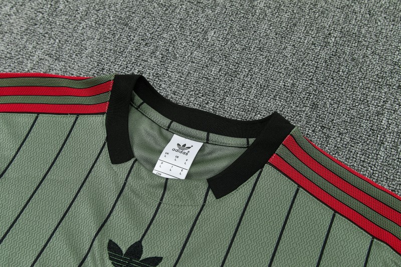 26/27 Bayern Dark Green Short Sleeve Tracksuit + Long Pants