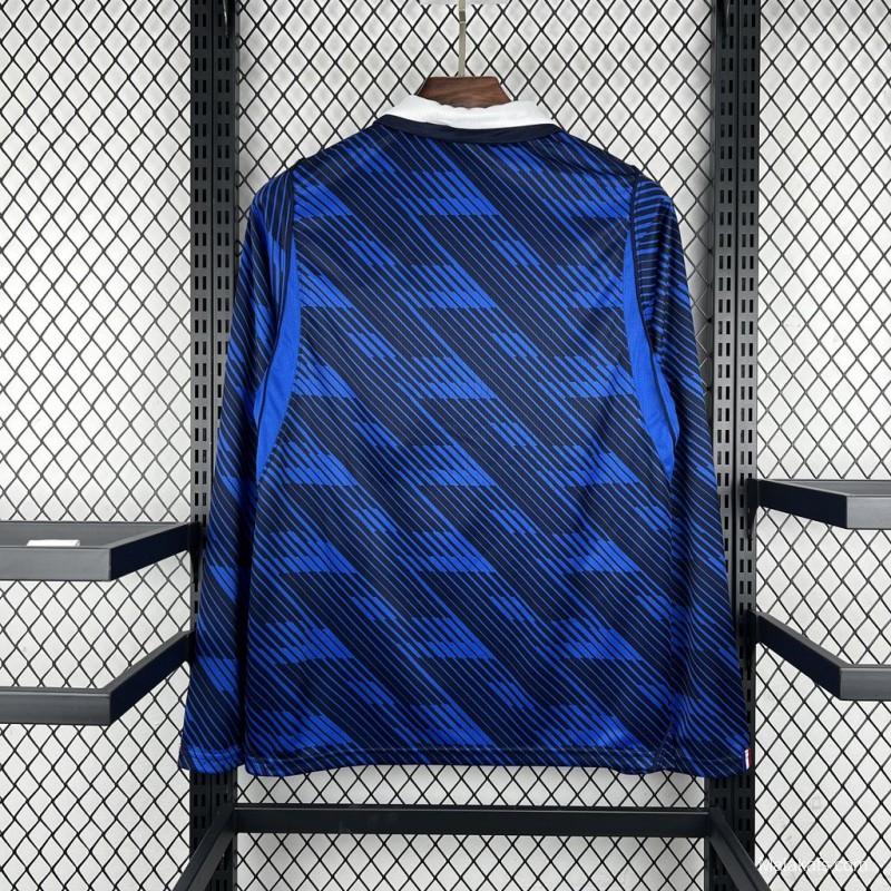 2026 Mens France World Cup Home Long Sleeve Jersey