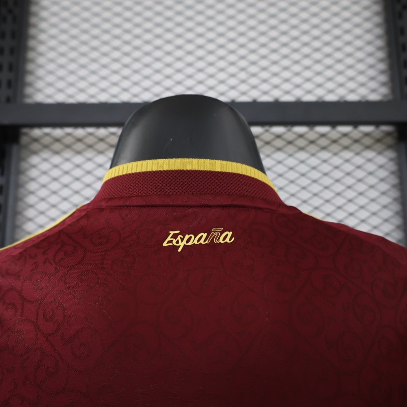 Player Version 26/27 Spain Third  Burgundy Jersey