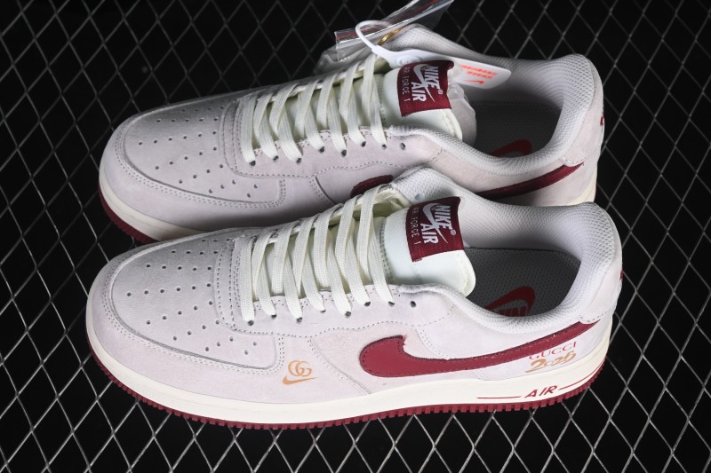 Nike Air Force 1 '07 Low Suede Casual Sneakers with Classic Cushioning - DD1982-342