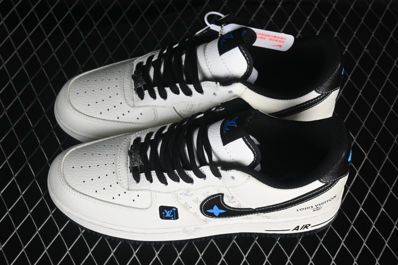 Nike Air Force 1 '07 Low Collaborative White Black Printed Casual Sneakers - XY9025-013