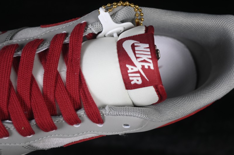 Nike Air Force 1 '07 Low Basketball Shoes with Red-Grey Contrast Design - HT5088-621