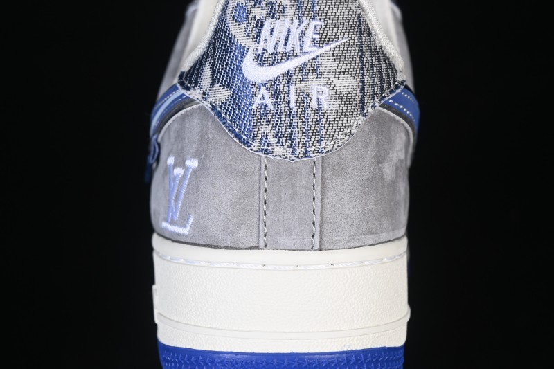 Nike Air Force 1 '07 Low Denim Monogram Casual Sneakers - SY1388-031