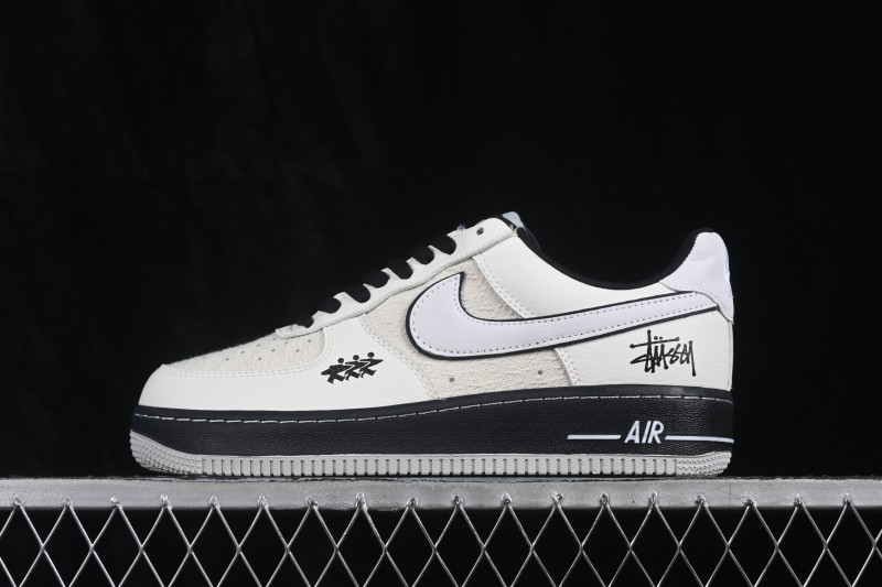 Nike Air Force 1 '07 Low Basketball Shoes with Full-Length Air Cushion - FD9763-102