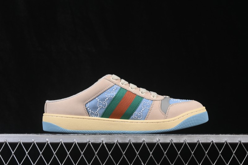 Gucci Screener GG Pattern Slipper Mules - 0YIA05380
