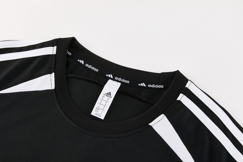 26/27 Adidas 16 Black Short Sleeve+Soccer Shorts
