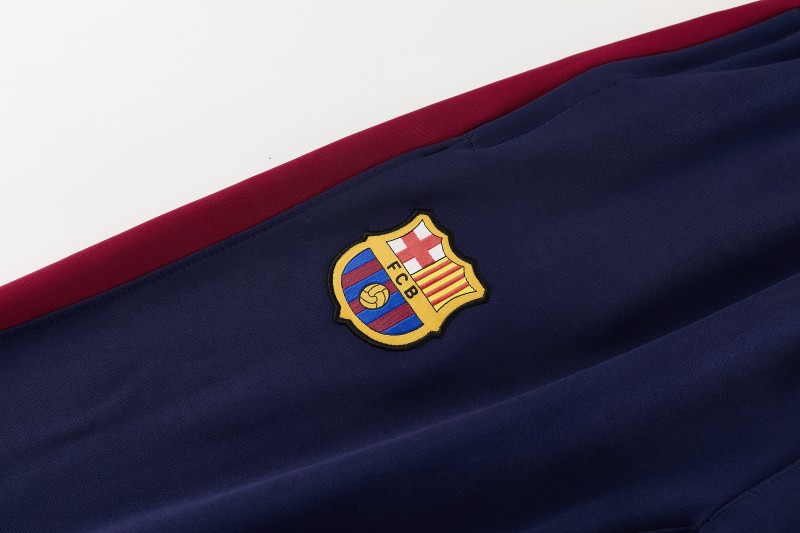 26/27  Barcelona Royal Blue Full Zipper Jacket Tracksuit + Long Pants