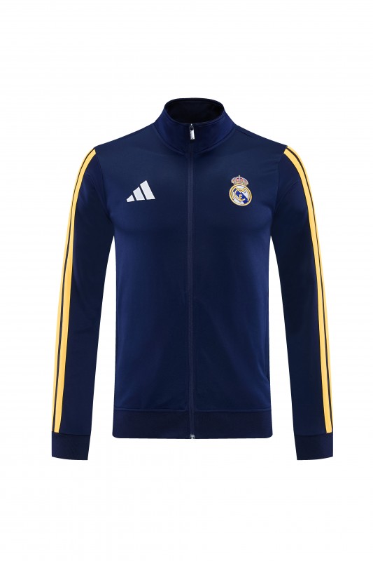 26/27 Real Madrid Royal Blue Full Zipper Jacket Tracksuit + Long Pants