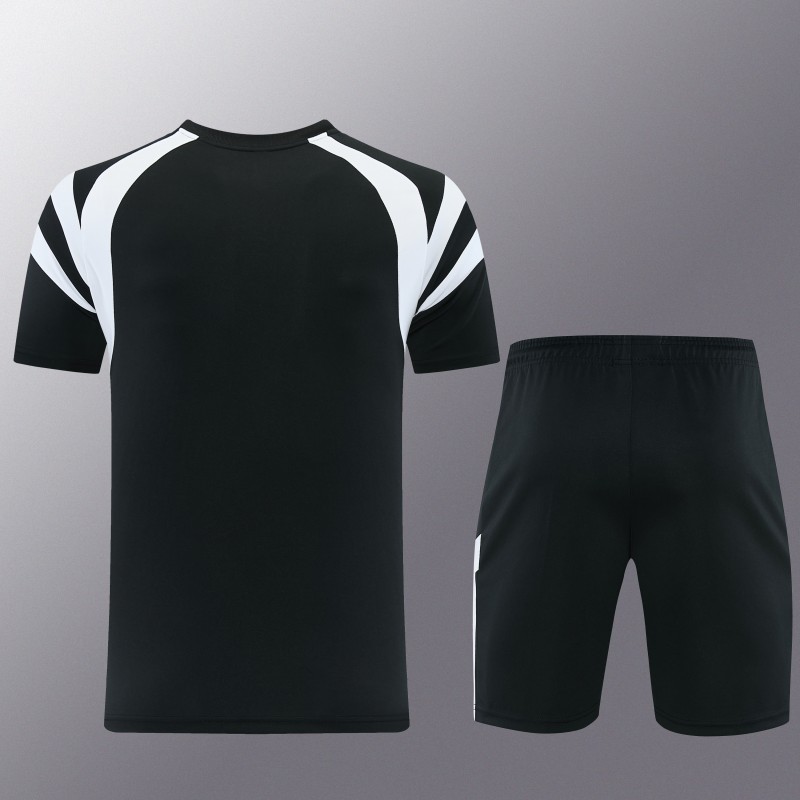 26/27 Adidas 17 Black Short Sleeve+Soccer Shorts