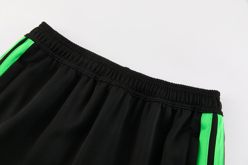 26/27 Mexico Black Full Zipper Jacket + Long Pants