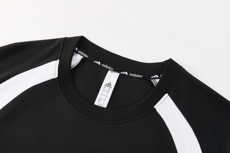 26/27 Adidas 17 Black Short Sleeve+Soccer Shorts