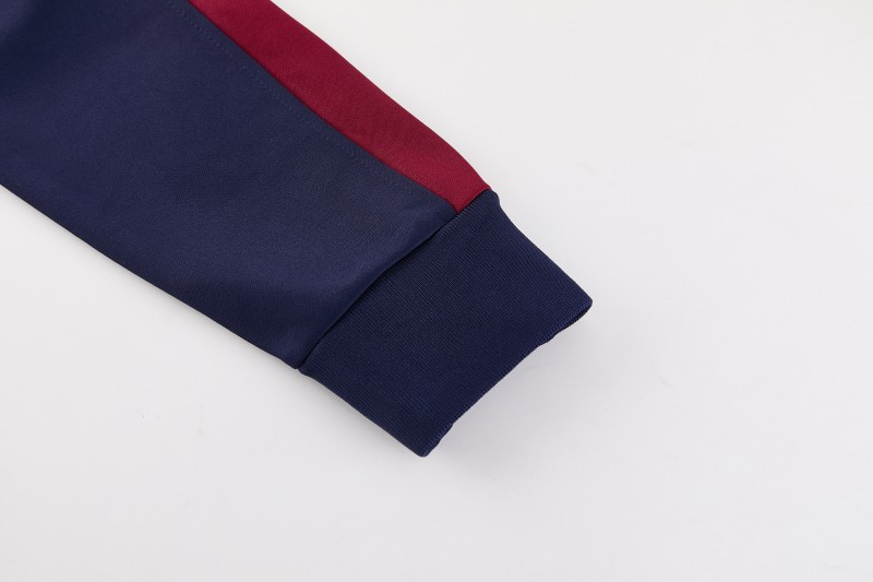 26/27  Barcelona Royal Blue Full Zipper Jacket Tracksuit + Long Pants