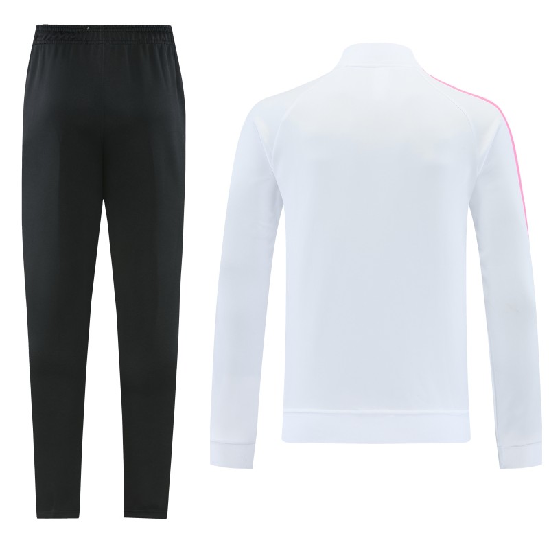 26/27 Inter Miami CF White Full Zipper Jacket Tracksuit + Long Pants