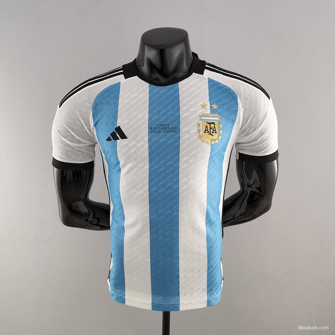 Argentina 22/23 home - Player version - Final vs France jersey