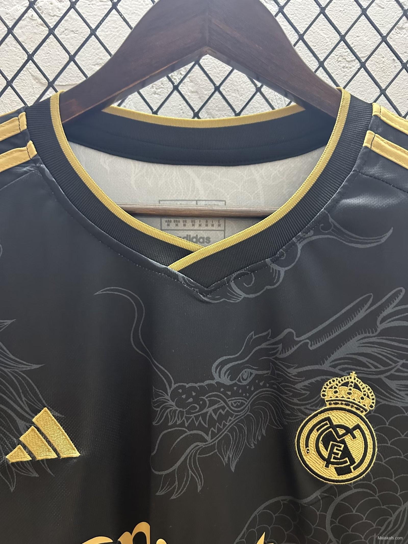 23/24 Real Madrid Dragon Black Jersey
