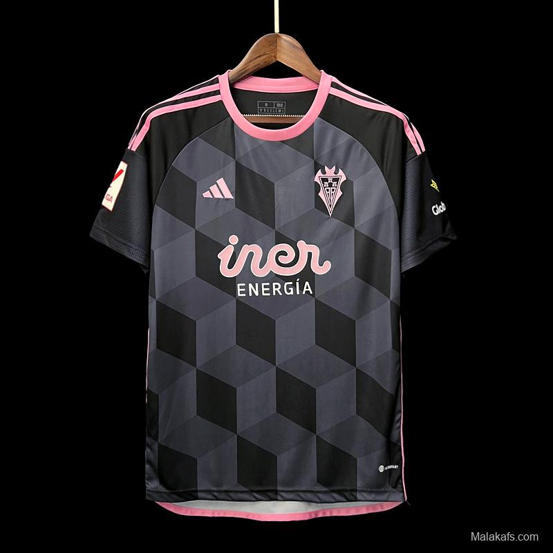 23/24 Albacete Balompie Away Black Jersey