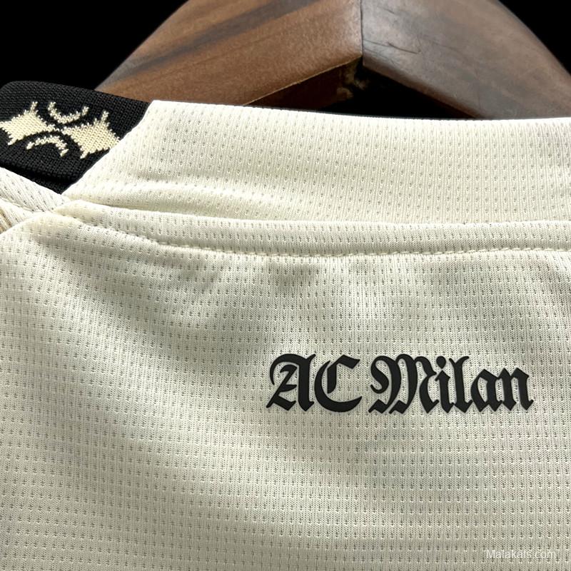 Retro 23/24 AC Milan Forth White Jersey