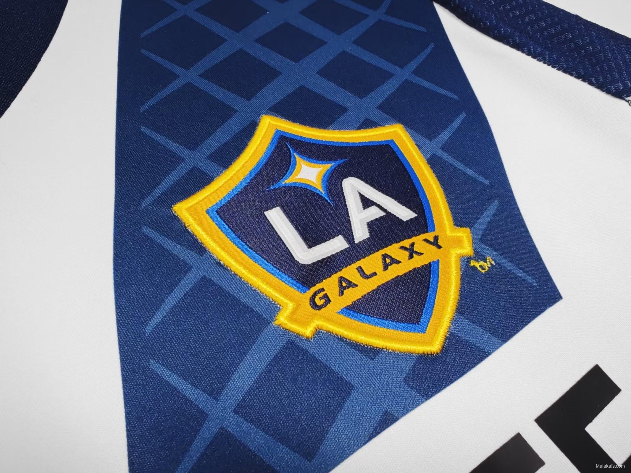 Retro 11-12 La Galaxy Home Long Sleeve Jersey