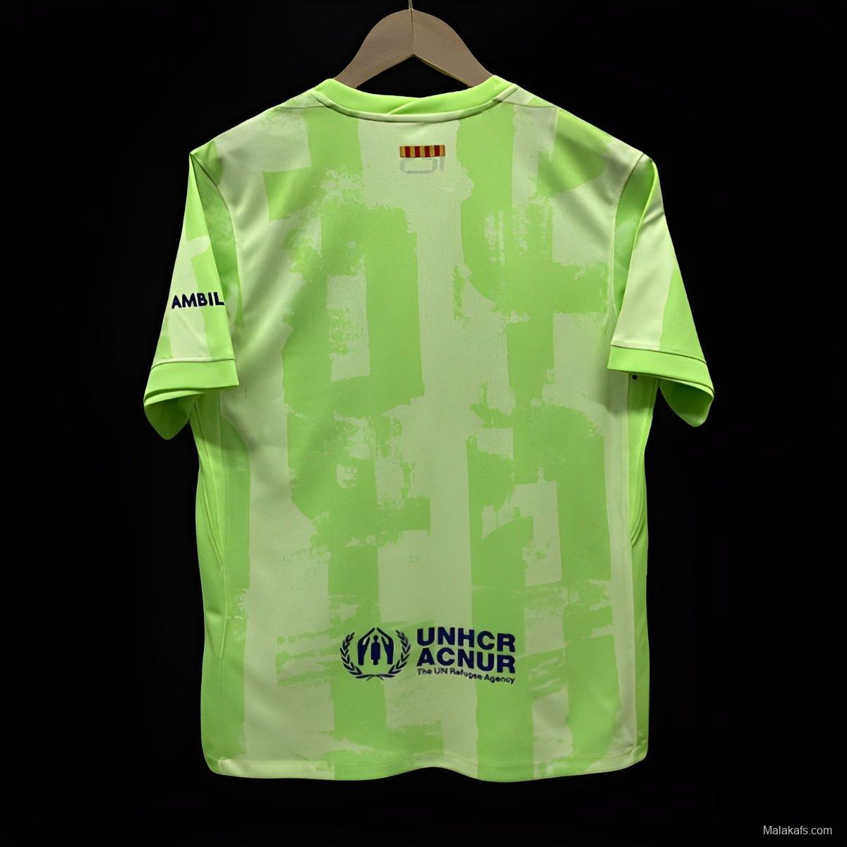 24/25 Barcelona Third Green Jersey
