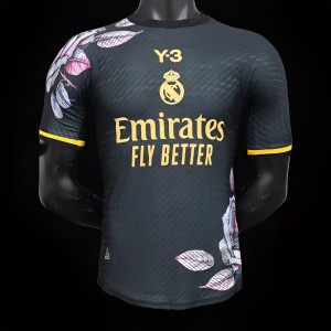 Player Version 2024 Real Madrid x Y3 Black Special Jersey