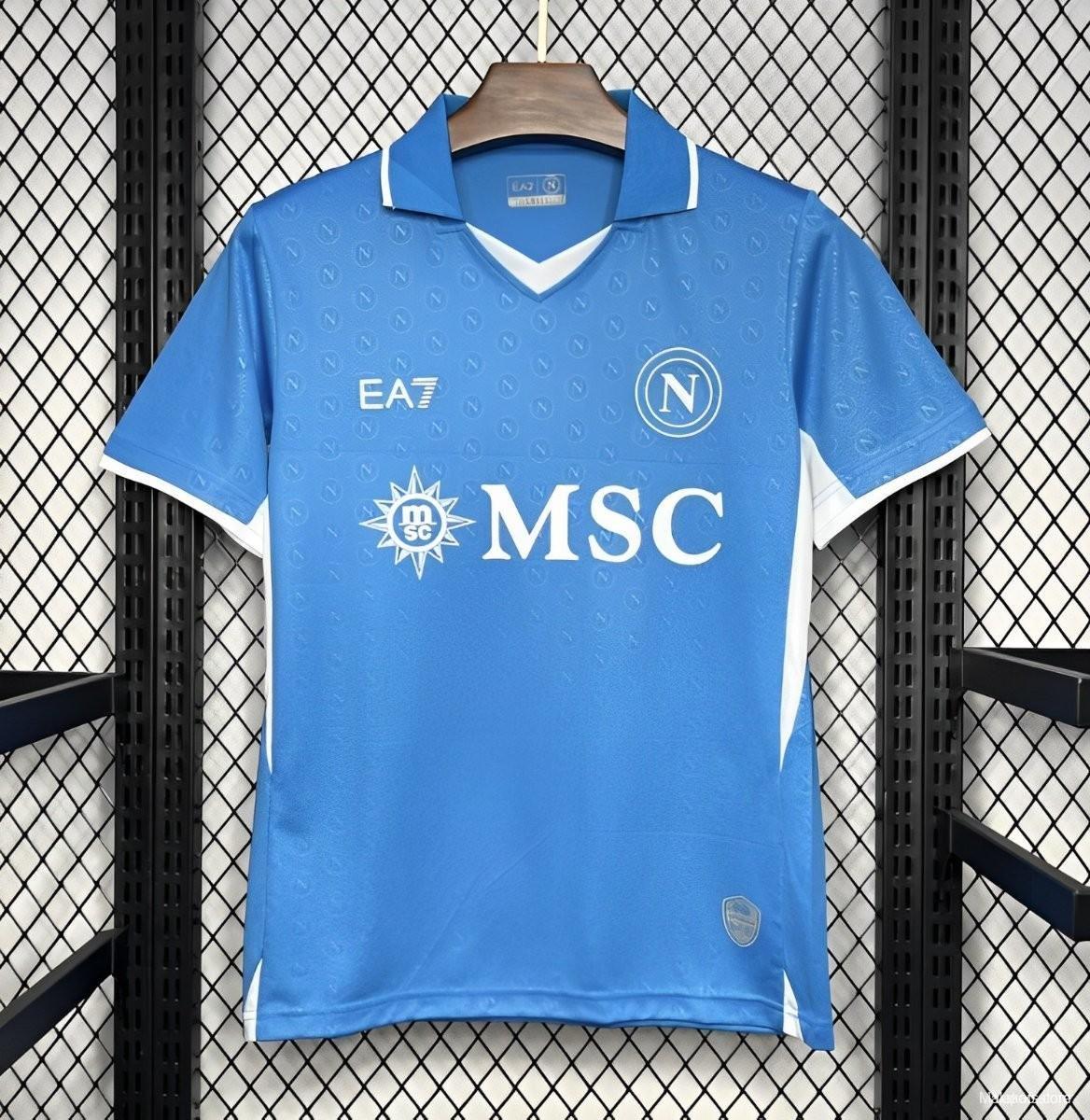 24 25 SSC Napoli Home Jersey Malaka Football Store