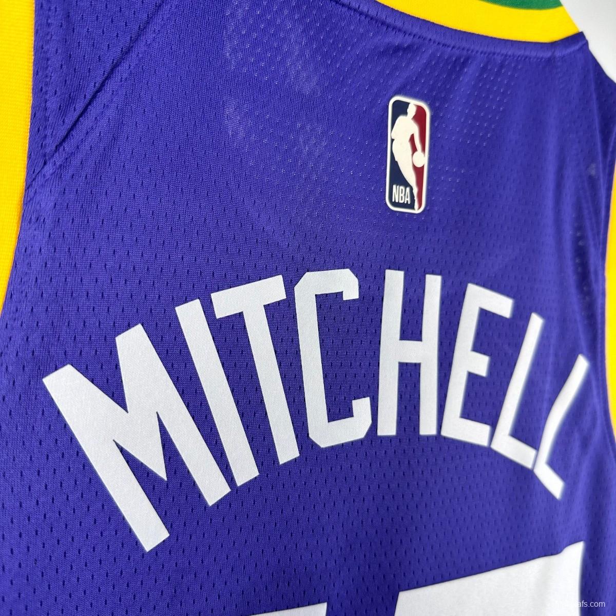 Utah Jazz Mitchell #45 2023/24 Classic Edition Jersey