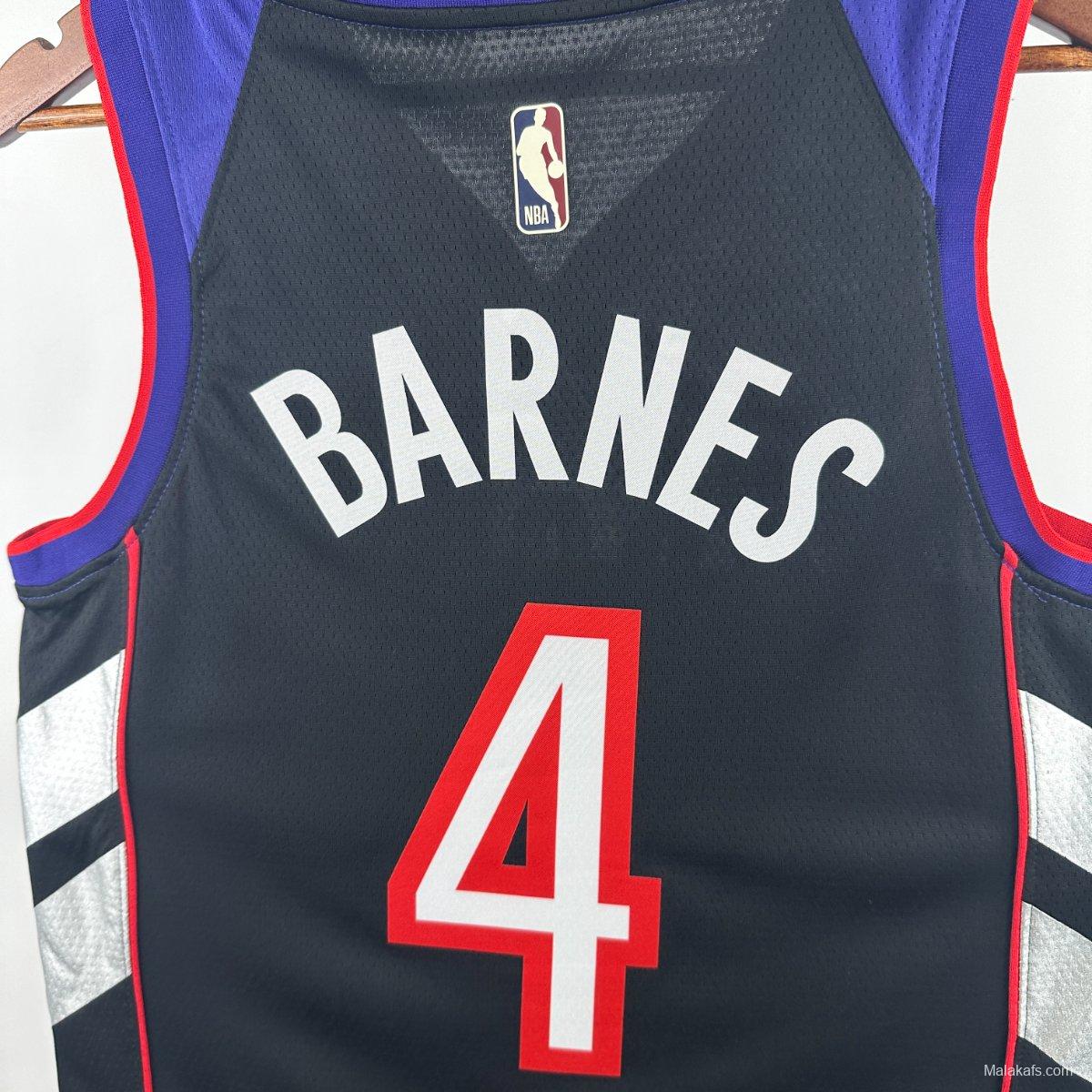 Toronto Raptors Barnes #4 2024/25 Classic Edition Jersey