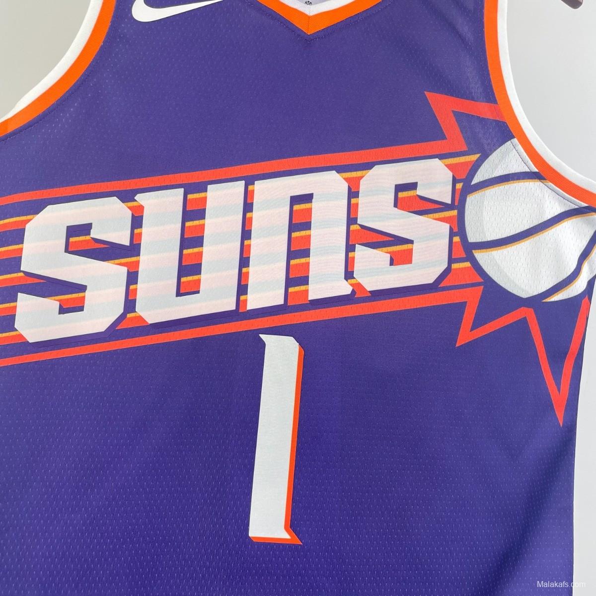 Phoenix Suns Devin Booker #1 2023/24 Icon Edition Jersey