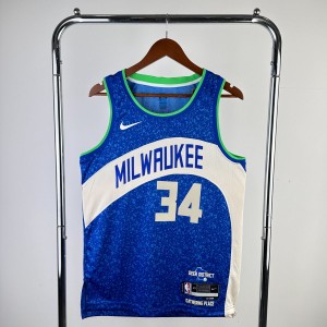 Milwaukee Bucks Giannis Antetokounmpo #34 2023/24 City Edition Jersey