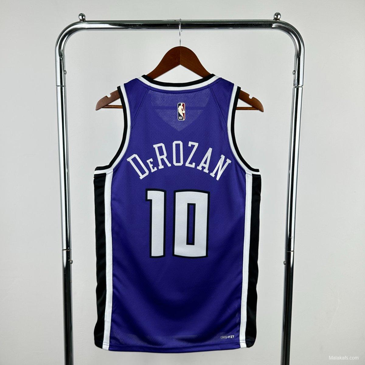 Sacramento Kings DeRozan #10 2024/25 Classic Edition Jersey