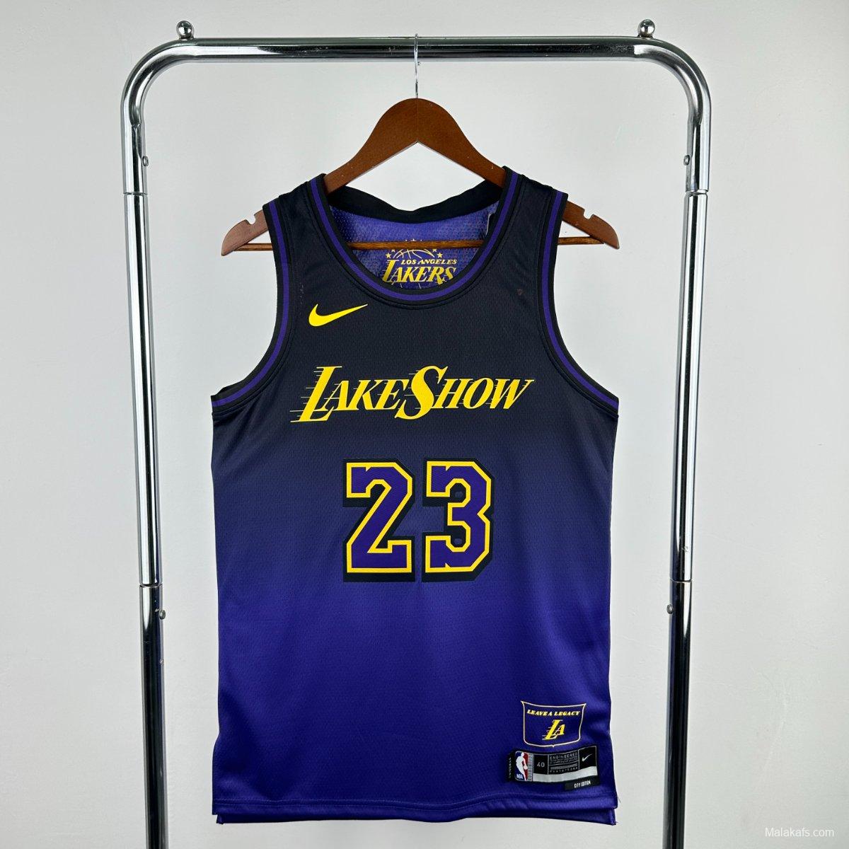 Los Angeles Lakers Lebron James #23 2024/25 City Edition Jersey