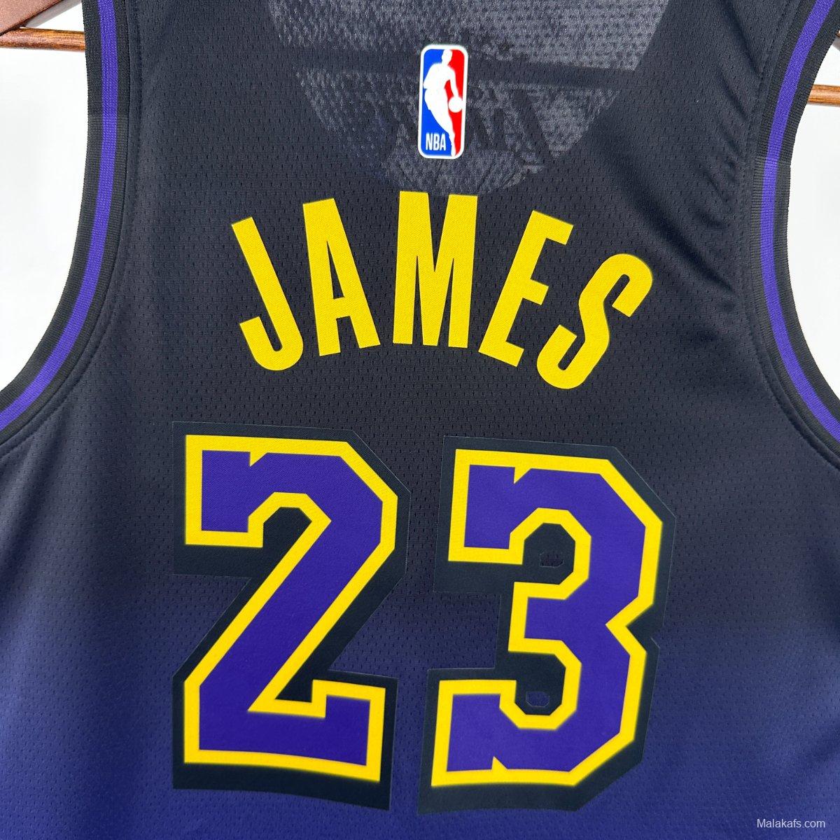 Los Angeles Lakers Lebron James #23 2024/25 City Edition Jersey