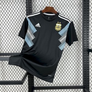 Retro 2018 Argentina Away Black Jersey