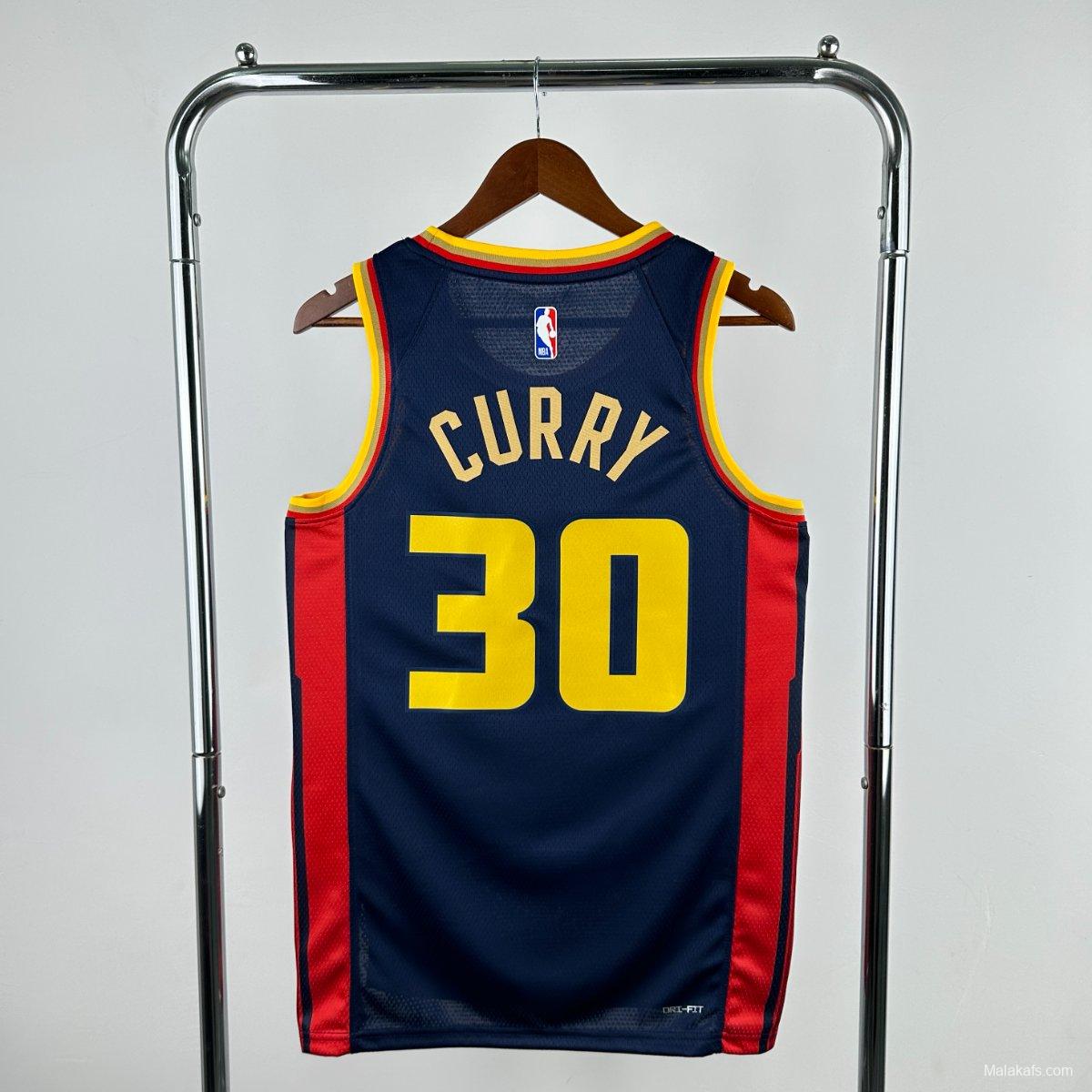 Golden State Warriors #30 Curry 2024/25 City Edition Jersey