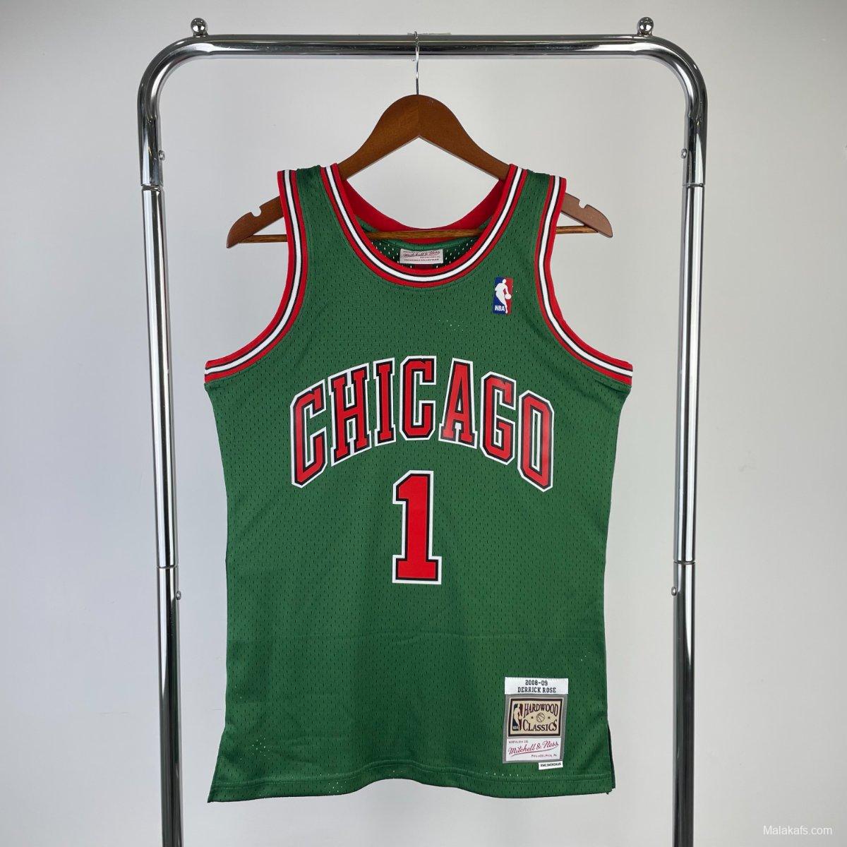 Chicago Bulls #1 Derrick Rose 2008/09 Mitchell & Ness Edition