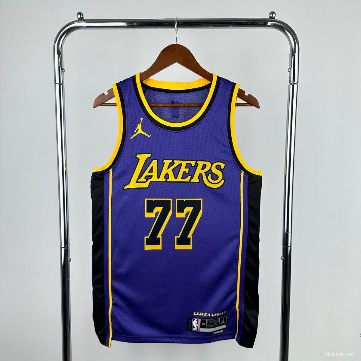 Los Angeles Lakers #77 Doncic 2024/25 Statement Edition