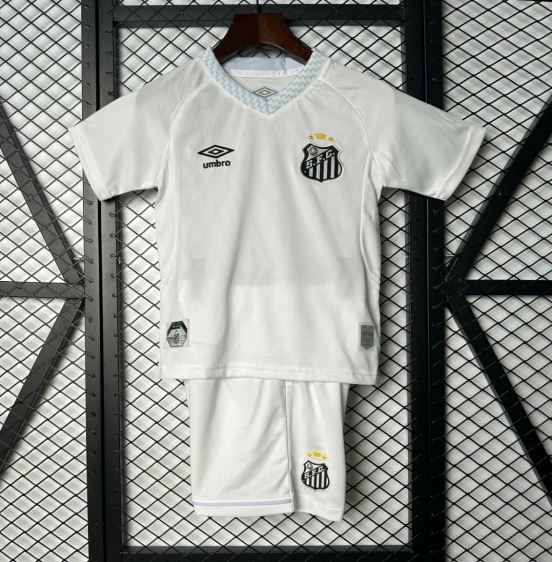 25/26 Kids Santos Home Size 16-28 Jersey