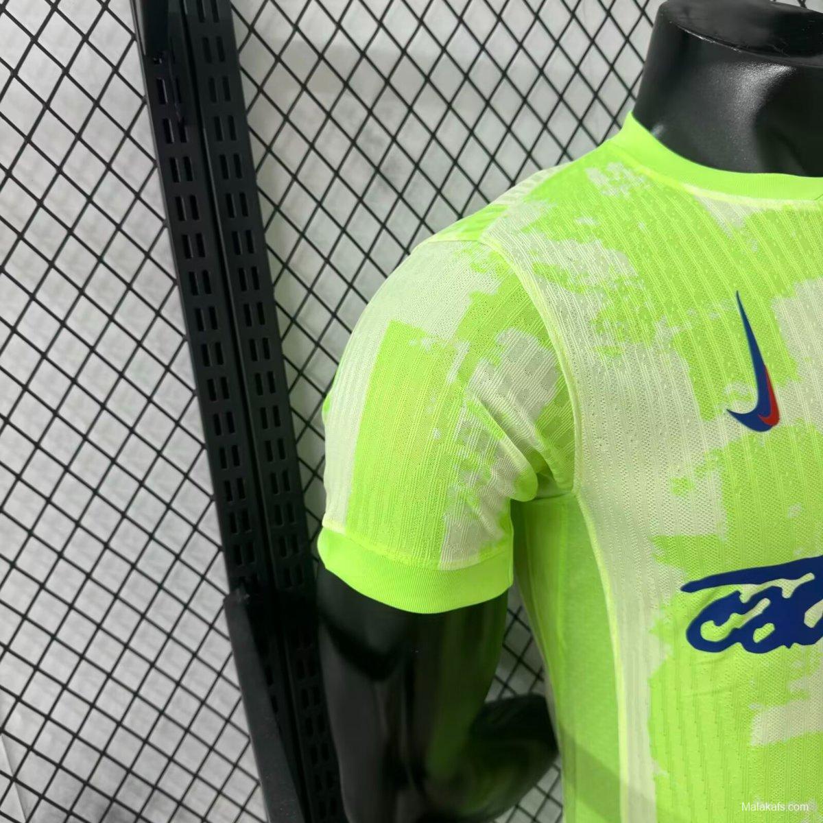 24/25 Barcelona x Travis Scott Third Green Jersey