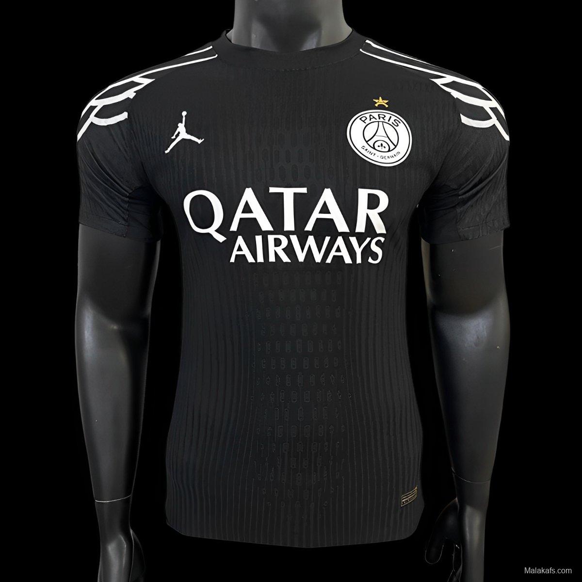 1 Star Player Version 25/26 PSG Black Champion Jersey