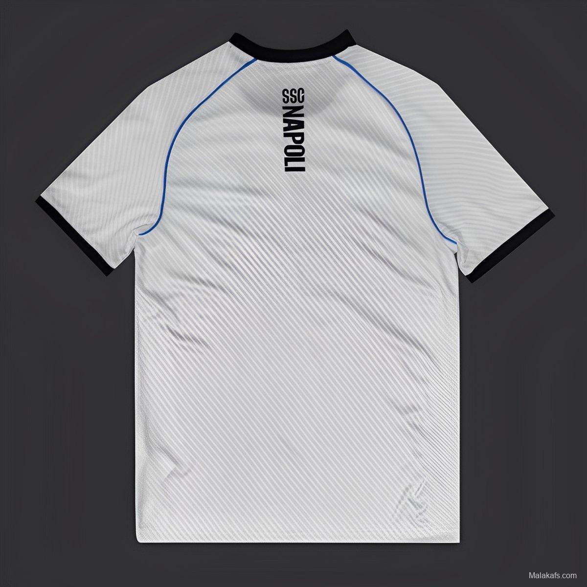 25/26 SSC Napoli White/Silver Training Jersey