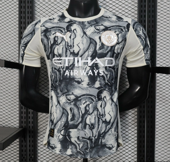 Player Version 25/26 Manchester City 2026 'Year of the Horse' Special Jersey