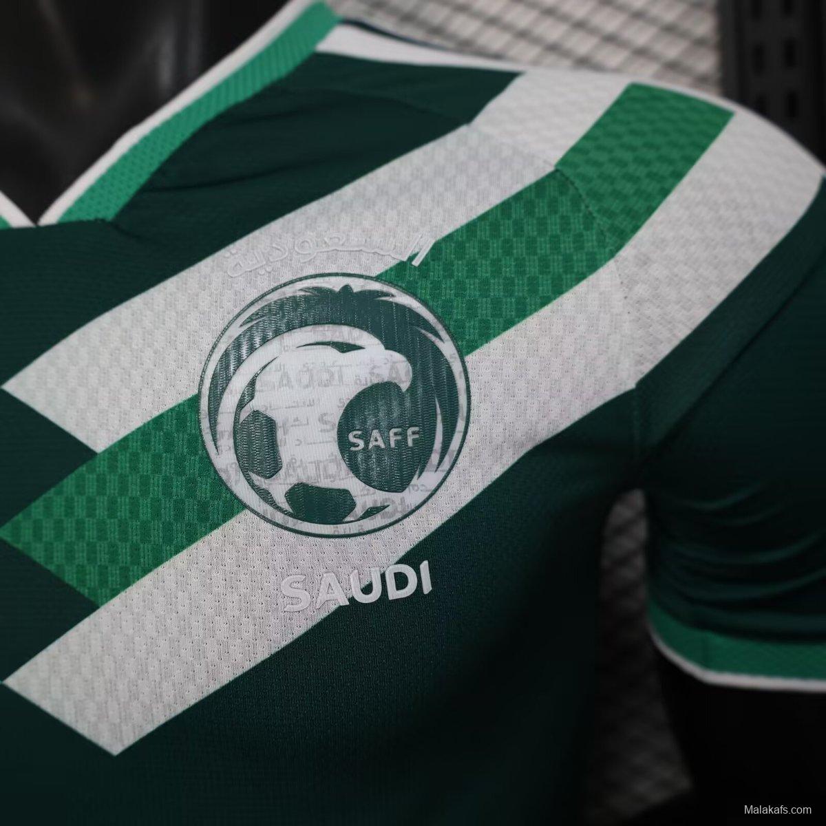 Player Version 2026 Saudi Arabia Green Pre-Match Jersey