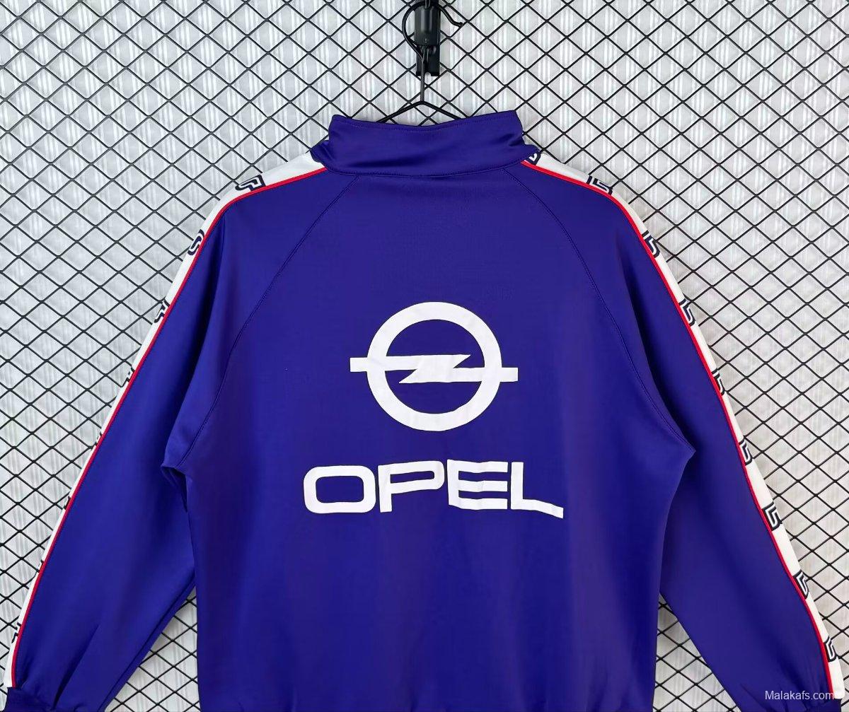 Retro 85/86 Fiorentina Home Purple Full Zipper Windbreaker